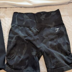 Black Camouflage Women's Shorts